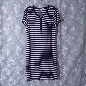 Brooks Brothers Red Fleece Dress Blue & White Stripe Old Money Preppy Size Small